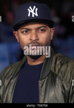 Mar 17, 2016 - Londra, Inghilterra, Regno Unito - Eddie "L'Aquila" Premiere europeo, Odeon Leicester Square - tappeto rosso arrivi mostra fotografica: Noel Clarke Foto Stock