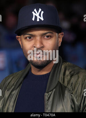 Mar 17, 2016 - Londra, Inghilterra, Regno Unito - Eddie "L'Aquila" Premiere europeo, Odeon Leicester Square - tappeto rosso arrivi mostra fotografica: Noel Clarke Foto Stock