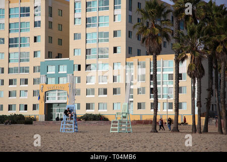 Hotel a Santa Monica, Los Angeles, California, Stati Uniti d'America Foto Stock