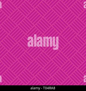 Vector seamless pattern di strisce intrecciate. Moderna ed elegante struttura. Ripetere regolarmente strisce diagonali. Semplice stampa grafica. Striped rombi. Illustrazione Vettoriale