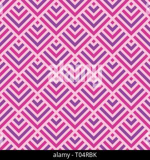 Abstract seamless pattern del reticolo. Moderna ed elegante struttura. Trellis colorati. Ripetizione di losanghe geometriche di piastrelle con elementi a striscia. Modello di griglia. Illustrazione Vettoriale