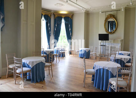 All'interno di Hylands House, Writtle, Chelmsford Essex, Regno Unito Foto Stock