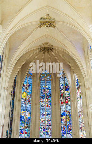 Francia, Parigi. Val de Marne. Vincennes. Chateau de Vincennes. Sainte Chapelle Foto Stock