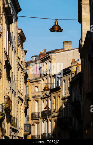 Palazzo nel centro storico di Bordeaux. Regione Aquitania, Gironde dipartimento. Francia Europa Foto Stock