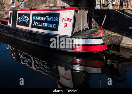 Serratura Batchworth canal center, Grand Union Canal, Rickmansworth, Hertfordshire, England, Regno Unito Foto Stock