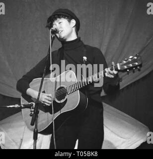 Michelle scioccato ,Hackney Empire, Londra, Inghilterra del Regno Unito , il 15 aprile 1989. Foto Stock