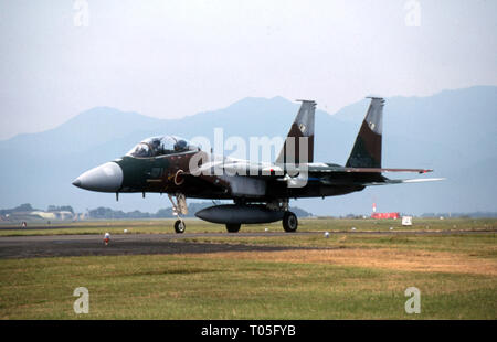 Japanische Luftwaffe JASDF Mitsubishi F-15DJ Eagle Foto Stock