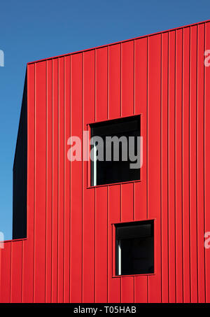 La casa rossa o Plymouth scuola di arti creative Plymouth,Devon, Regno Unito Foto Stock