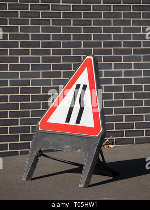 Strada stretta sign in Plymouth City Centre. Devon, Regno Unito Foto Stock