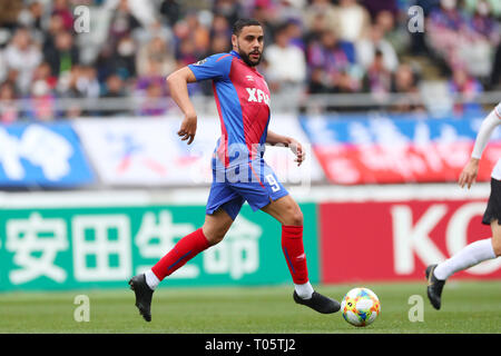 Tokyo, Giappone. Xvii Mar, 2019. Diego Oliveira (FC Tokyo), 17 marzo 2019 - Calcetto : 2019 J1 League match tra FC Tokyo 1-0 Nagoya Grampus a Tokyo, Giappone. Credito: YUTAKA AFLO/sport/Alamy Live News Foto Stock