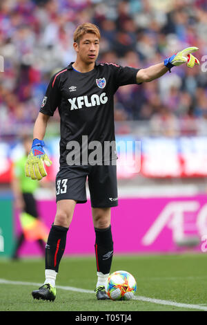 Tokyo, Giappone. Xvii Mar, 2019. Akihiro Hayashi (FC Tokyo), 17 marzo 2019 - Calcetto : 2019 J1 League match tra FC Tokyo 1-0 Nagoya Grampus a Tokyo, Giappone. Credito: YUTAKA AFLO/sport/Alamy Live News Foto Stock