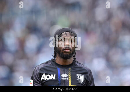 Roma, Italia. Xvii Mar, 2019. Gervinho di Parma durante la Serie A nella partita tra Lazio e Parma Calcio 1913 presso lo Stadio Olimpico di Roma, Italia il 17 marzo 2019. Foto di Giuseppe mafia. Credit: UK Sports Pics Ltd/Alamy Live News Foto Stock