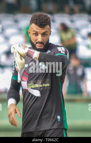 PR - Curitiba - 03/17/2019 - Paranaense 2019, Coritiba x Cascavel FC - Alex Muralha giocatore del Coritiba durante una partita contro il Cascavel a Estadio Couto Pereira per la Stato Campionato 2019. Foto: Gabriel Machado / AGIF Foto Stock