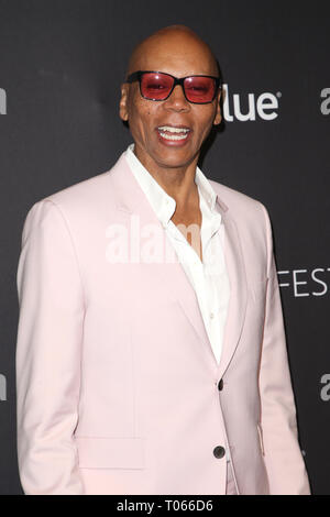 Hollywood, CA. Xvii Mar, 2019. RuPaul al trentaseiesimo PaleyFest annuale presentazione di VH1Õs RuPaulÕs Drag Race al Dolby Theatre in Hollywood, la California il 17 marzo 2019. Credito: Faye Sadou/media/punzone Alamy Live News Foto Stock