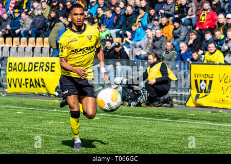 VENLO, Paesi Bassi, 17-03-2019, calcio, VVV stadium De Koel, olandese eredivisie, stagione 2018/2019, VVV Venlo player Patrick Joosten, durante la partita VVV - PSV, Punteggio finale : 0-1 Foto Stock