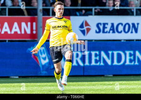 VENLO, Paesi Bassi, 17-03-2019, calcio, VVV stadium De Koel, olandese eredivisie, stagione 2018/2019, VVV Venlo player Moreno Rutten, durante la partita VVV - PSV, Punteggio finale : 0-1 Foto Stock