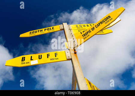 Faro di Cape Reinga, Nuova Zelanda Foto Stock