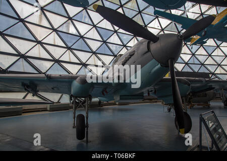 Ilyshin Il-2m3 Shturmovik aereo in mostra al Museo Aeronautica Belgrado Foto Stock