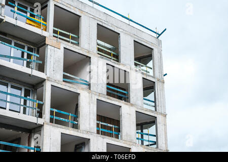 Edificio in costruzione - Sviluppo immobiliare - Foto Stock