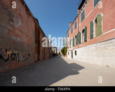 Chiedo round Venezia è uno spettacolo per gli occhi. Questa bellissima città è facile da fotografare. Foto Stock