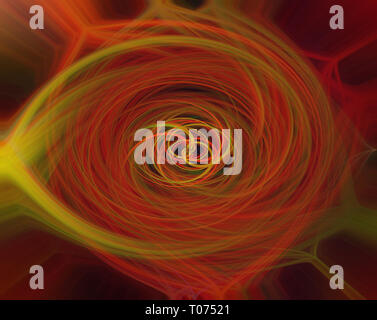 Illustrazione fatta con il volteggiare effetto per gli sfondi sfondi e sovrapposizioni. Lo sfondo è costituito da i colori del frattale e texture è adatto per l'uso Foto Stock