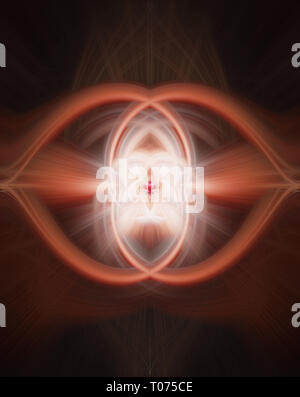 Illustrazione fatta con il volteggiare effetto per gli sfondi sfondi e sovrapposizioni. Lo sfondo è costituito da i colori del frattale e texture è adatto per l'uso Foto Stock