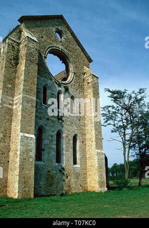 Abbazia di San Galgano,Toscana,Italia Foto Stock