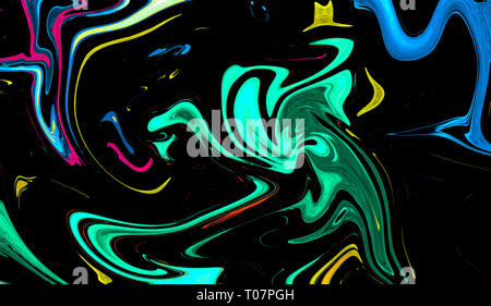 Liquido bello sfondo marmo .Texture di sfondo senza giunture. Abstract fluido liquido effetto disegno a colori. Foto Stock