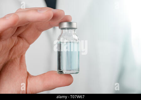 Vicino sul vaccino Foto Stock