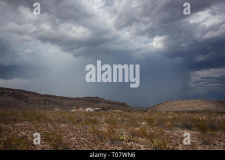 Spazio di colore nero, Brewster County, Texas, Stati Uniti d'America Foto Stock