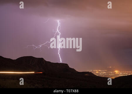 El Paso, El Paso County, Texas, Stati Uniti d'America Foto Stock