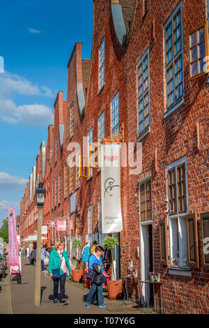 Hollaendisches Viertel, Mittelstrasse, Potsdam, Brandeburgo, Deutschland Foto Stock