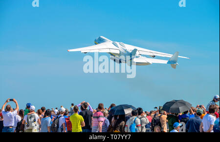 Antonov 225, ILA 2018, Schoenefeld, Brandeburgo, Deutschland Foto Stock