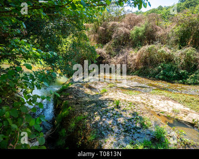 Italia Lazio Roma, fonte di Acqua Acetosa a Castel Nuovo di Porto Foto Stock