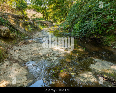 Italia Lazio Roma, fonte di Acqua Acetosa a Castel Nuovo di Porto Foto Stock