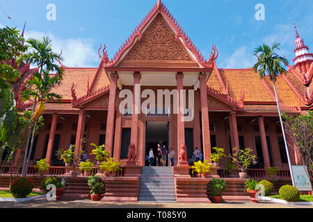 Il Museo nazionale di Phnom Penh, Cambogia, Asia Foto Stock