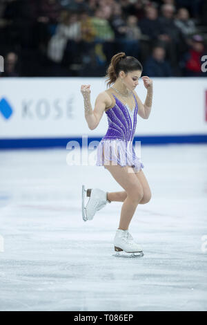 Sofia Samodurova dalla Russia durante il 2019 campionati europei Foto Stock