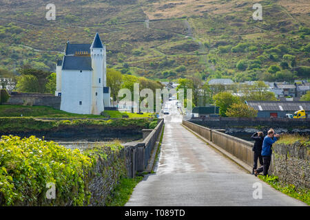 Passeggiate in Cahersiveen, Co. Kerry, Irlanda Foto Stock