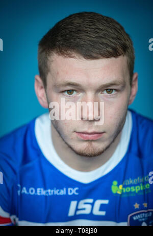 Rugby League, Super League, Wakefield squadroni della Trinità 2019 Headshot. Credito: Dean Williams Foto Stock