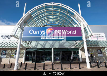Currys PC World Carphone Warehouse unità di vendita al dettaglio. Foto Stock
