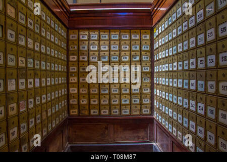 Ufficio postale centrale di Asmara, Eritrea Foto Stock