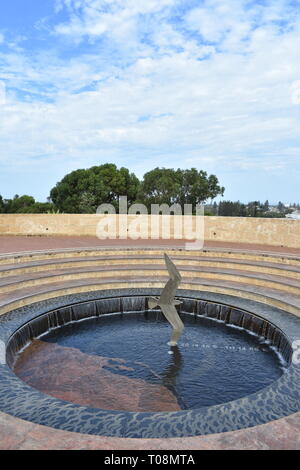 Pool di ricordo presso la HMAS Sydney II memorial Geraldton Australia occidentale Foto Stock