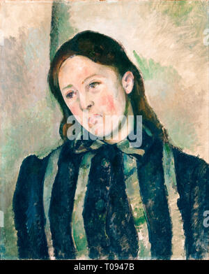 Paul Cézanne, Ritratto di Madame Cézanne con capelli allentati, c. 1890 Foto Stock
