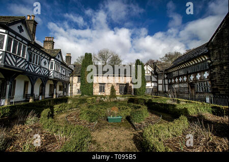 Smithills Hall, Smithills, Bolton. Regno Unito. Foto di Paolo Heyes, giovedì 14 marzo, 2019. Foto Stock