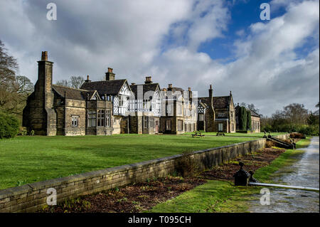 Smithills Hall, Smithills, Bolton. Regno Unito. Foto di Paolo Heyes, giovedì 14 marzo, 2019. Foto Stock