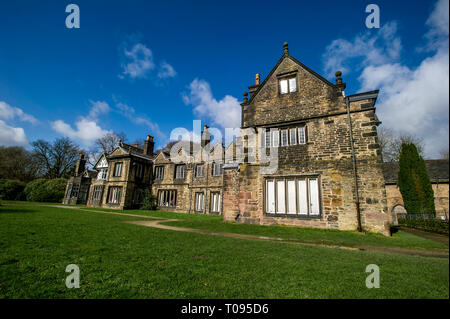 Smithills Hall, Smithills, Bolton. Regno Unito. Foto di Paolo Heyes, giovedì 14 marzo, 2019. Foto Stock