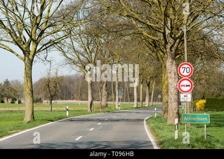 Deutschland, Renania settentrionale-Vestfalia, Kreis Kleve, Winnekendonk, Streusiedlung Achterhoek Foto Stock