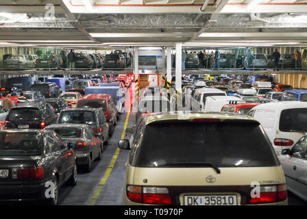 MS Stena Baltica, ro-pax ferry di proprietà di Stena Line, in Karlskrona, Svezia. 15 marzo 2008 © Wojciech Strozyk / Alamy Stock Photo Foto Stock