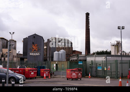 Birreria di cervelli Crawshay Street Cardiff numero 3809 Foto Stock