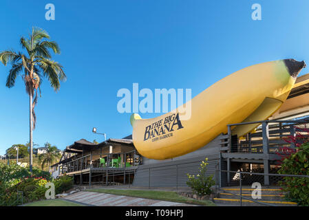 Il Big Banana in Coffs Harbour, Nuovo Galles del Sud, Australia Foto Stock